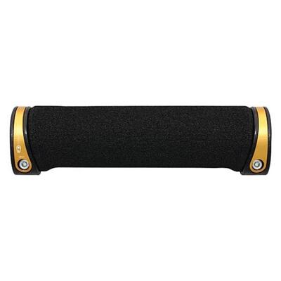 Crankbrothers cobalt lock-on greep 130-30mm black-gold