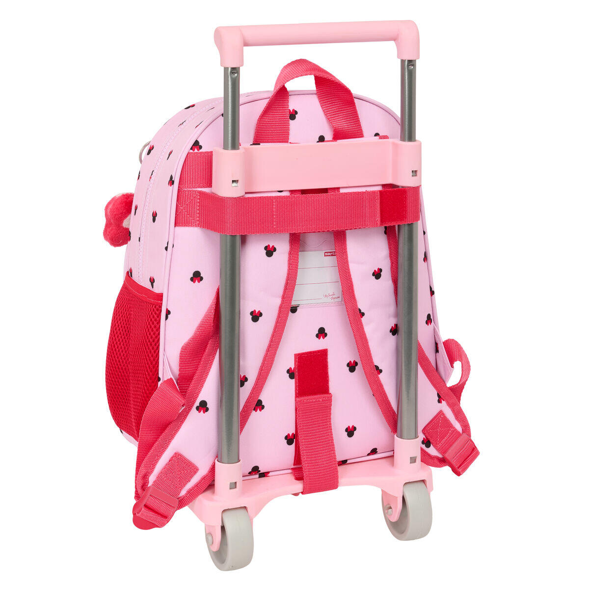 Mochila Escolar con Ruedas Minnie Mouse Naive Rosa 3/3
