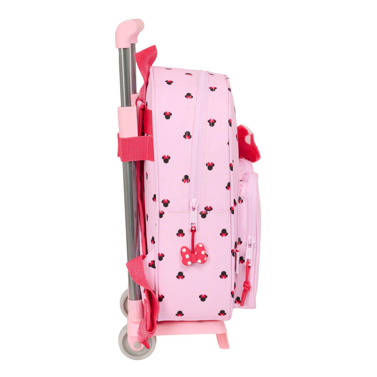 Mochila Escolar con Ruedas Minnie Mouse Naive Rosa 2/3