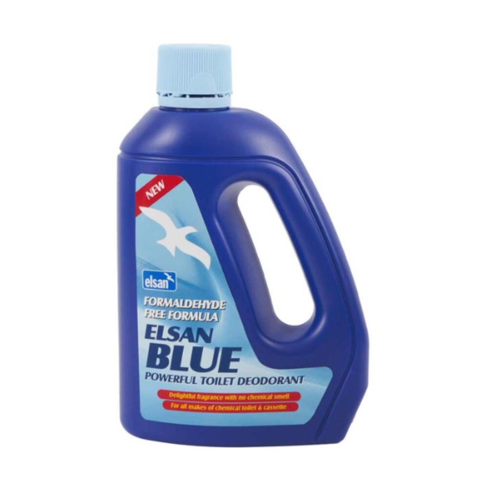 Elsan Blue 2L Formaldehyde-Free Toilet Fluid for Chemical Toilets 1/3