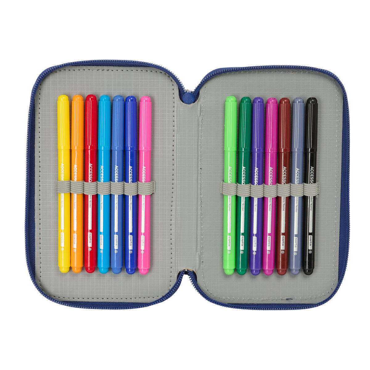 Pochette à crayons triple F.C. Barcelona 4/5
