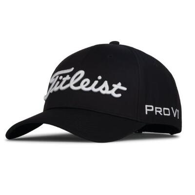 Titleist tour performance cap zwart/wit 2025