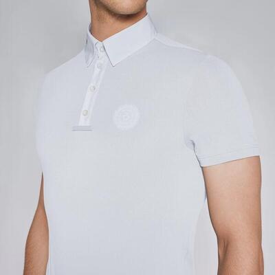 Cavalleria toscana wedstrijd polo shirt short sleeves heren wit -