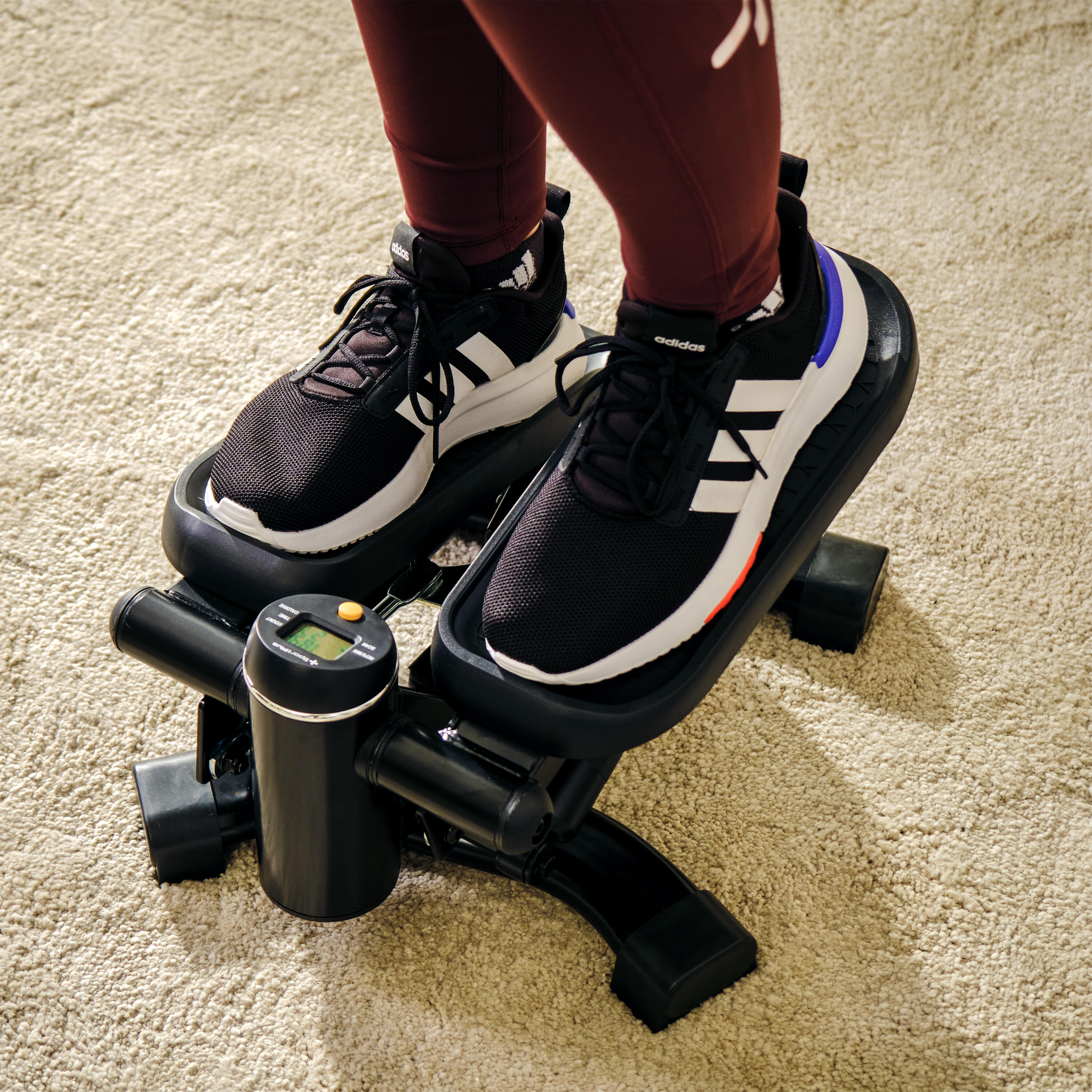 Appareil d’entraînement des jambes SportPlus, mini stepper 2-in-1 3/7
