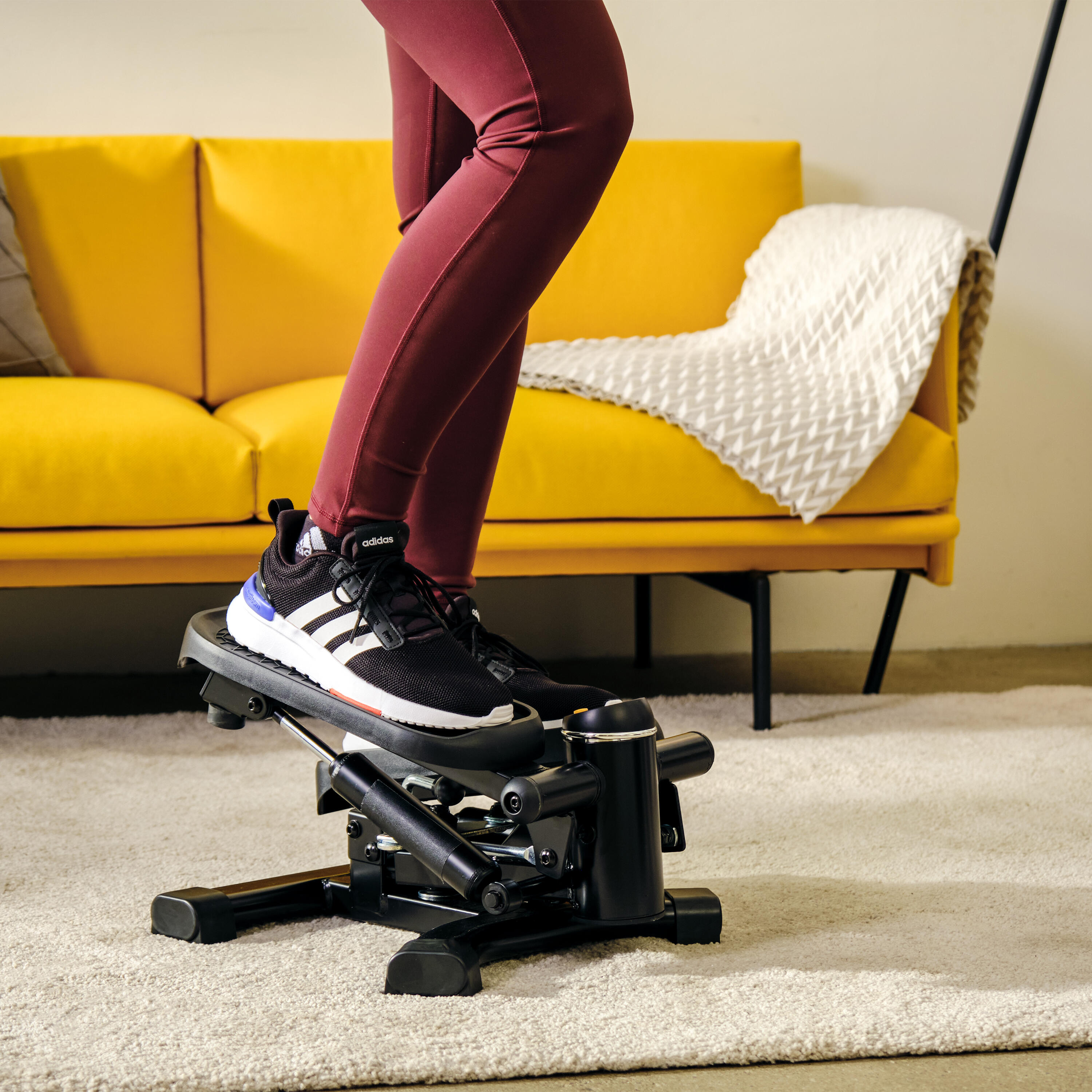 Appareil d’entraînement des jambes SportPlus, mini stepper 2-in-1 5/7
