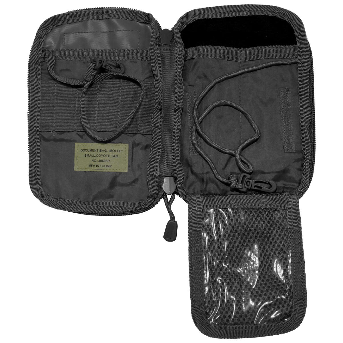 MFH Small Document Bag Black 3/3