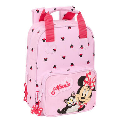 Mochila Escolar Minnie Mouse Naive Rosa