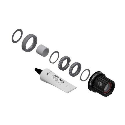 DT Swiss Umrüstkit HR-Nabe Alu, 3 Pawl in Ratchet LN, Shim. MS, 36T