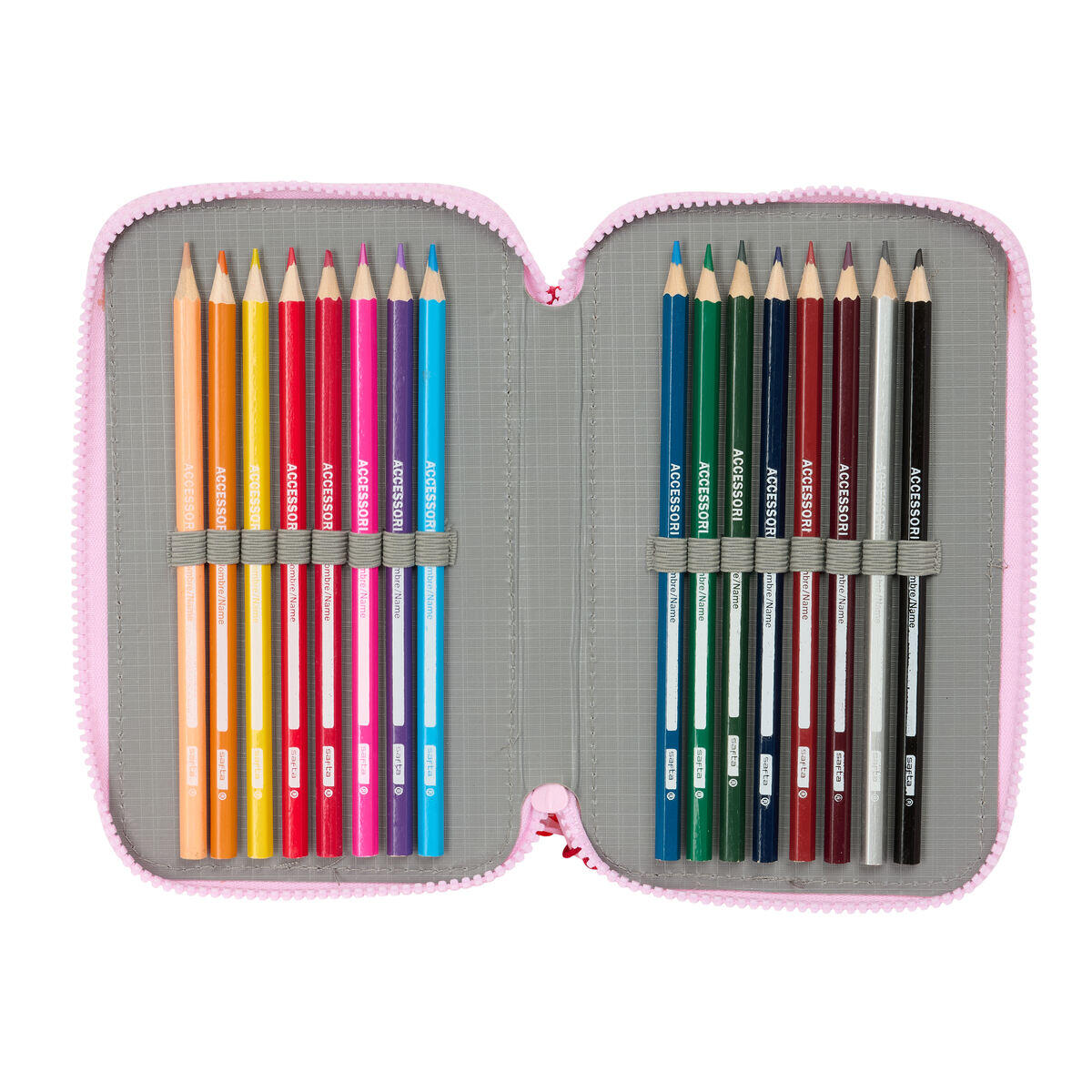 Pochette à crayons triple Minnie Mouse Naive 4/5