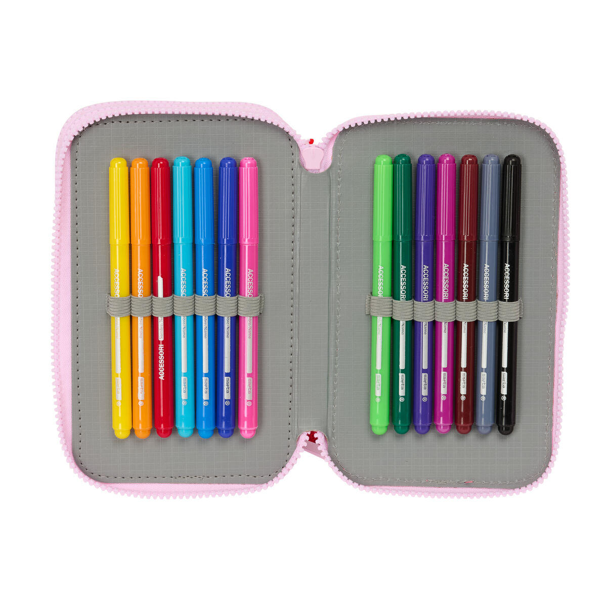 Pochette à crayons triple Minnie Mouse Naive 5/5
