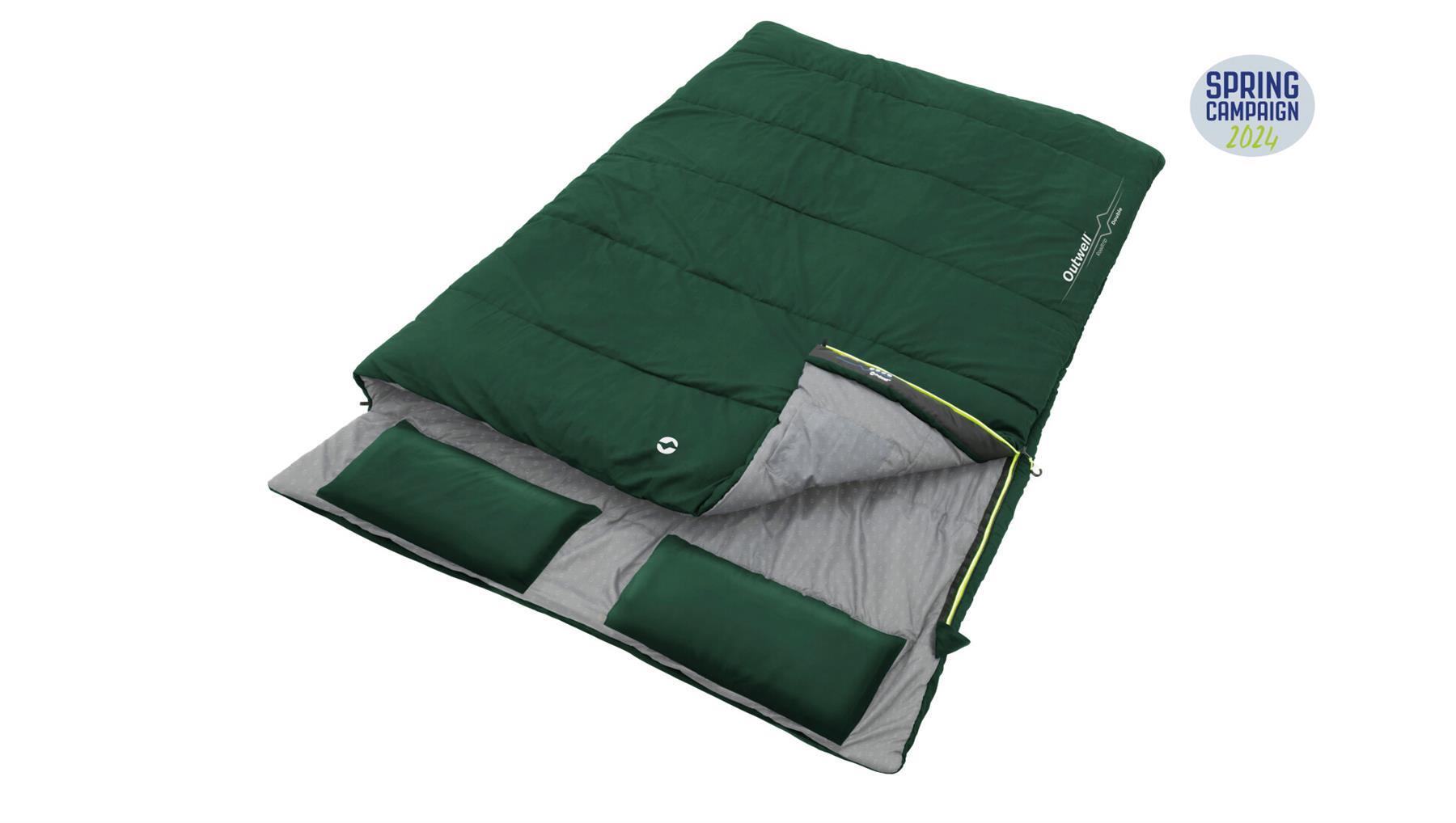 OUTWELL OUTWELL DOUBLE SLEEPING BAG ROADTRIP CAMPING FESTIVAL CARAVAN QUILT DUVET