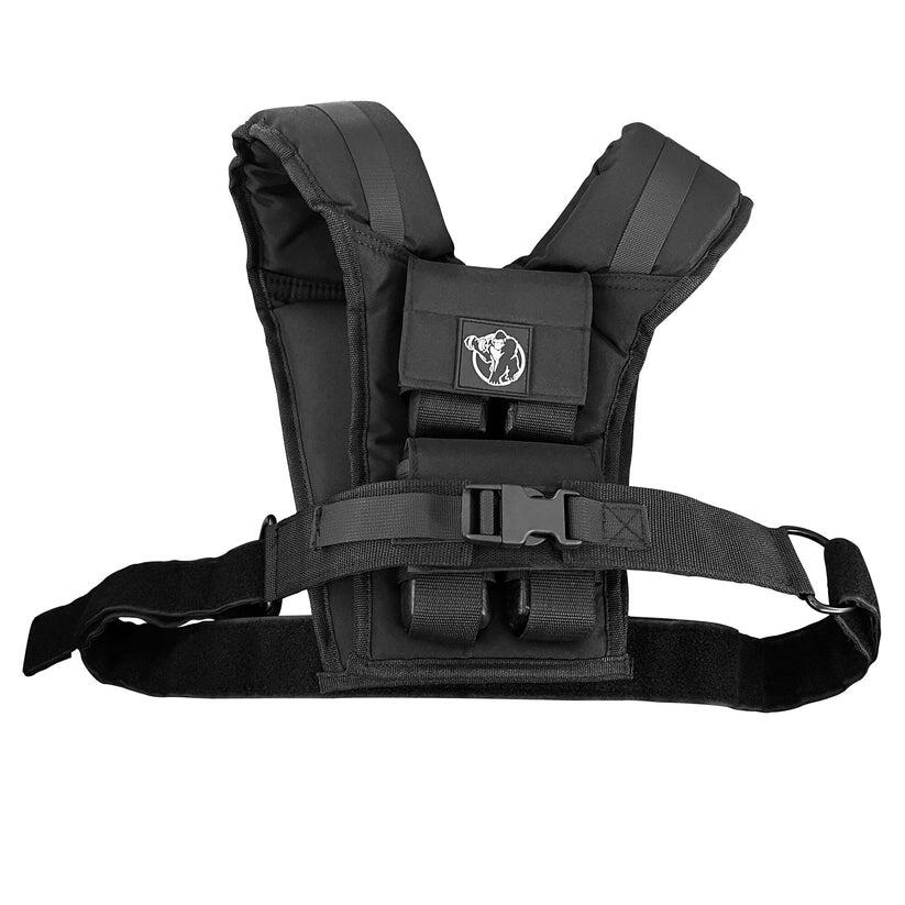 GORILLA SPORTS Gewichtsvest 10 kg - PRO - Verstelbaar - Scheurvast - Comfortabel - Weightvest