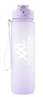 Hydrate bottle - waterfles met drinktuit en rietje - lila - 1000ml