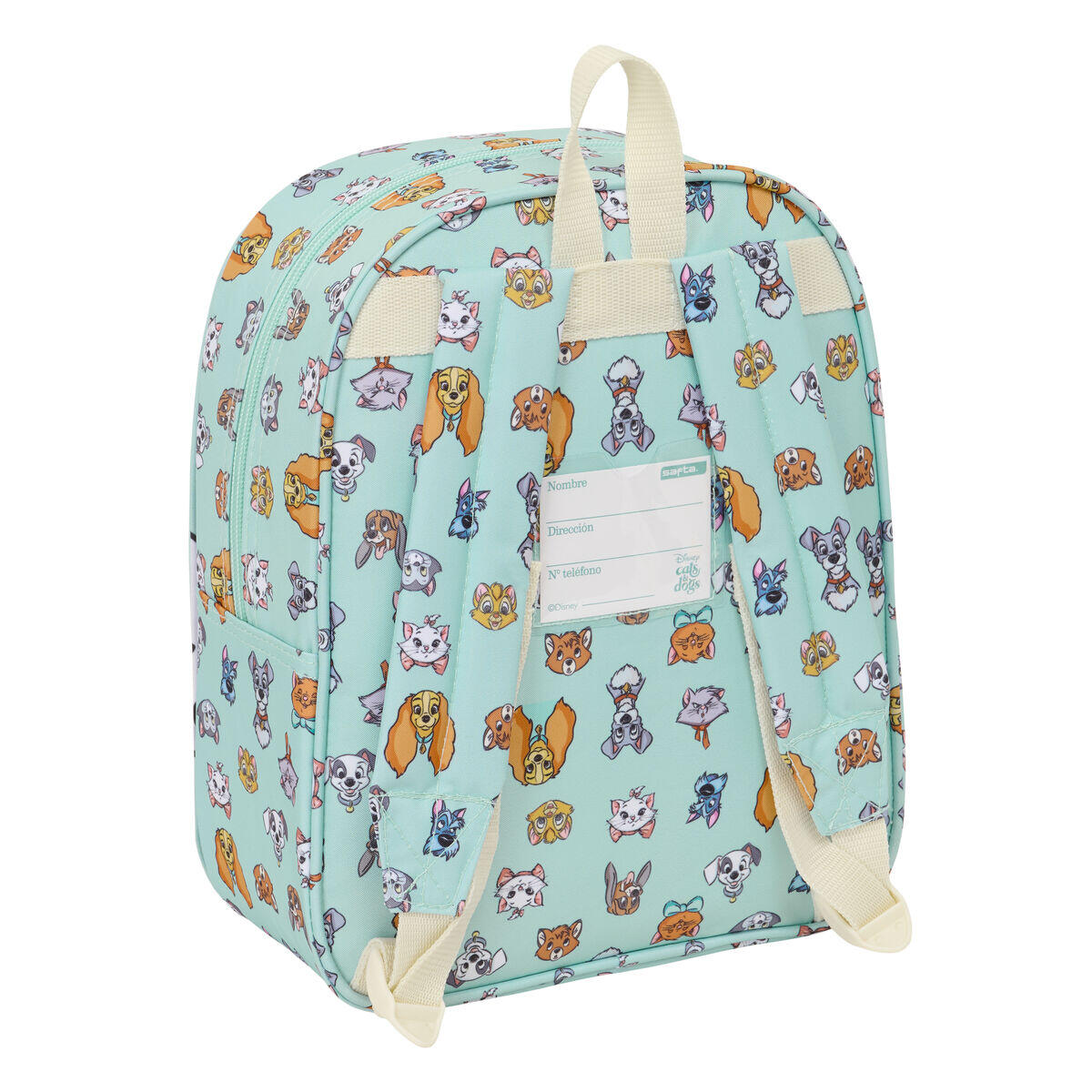 Mochila Escolar Disney Azul 3/4