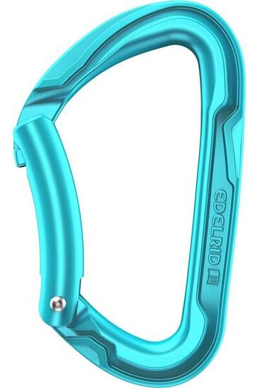 Moschettone Arrampicata Edelrid Pure Bent Azzurro