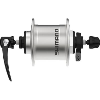 Shimano VR-Nabendynamo DHT4000 100mm, 36 Loch, mit SNSP, silber