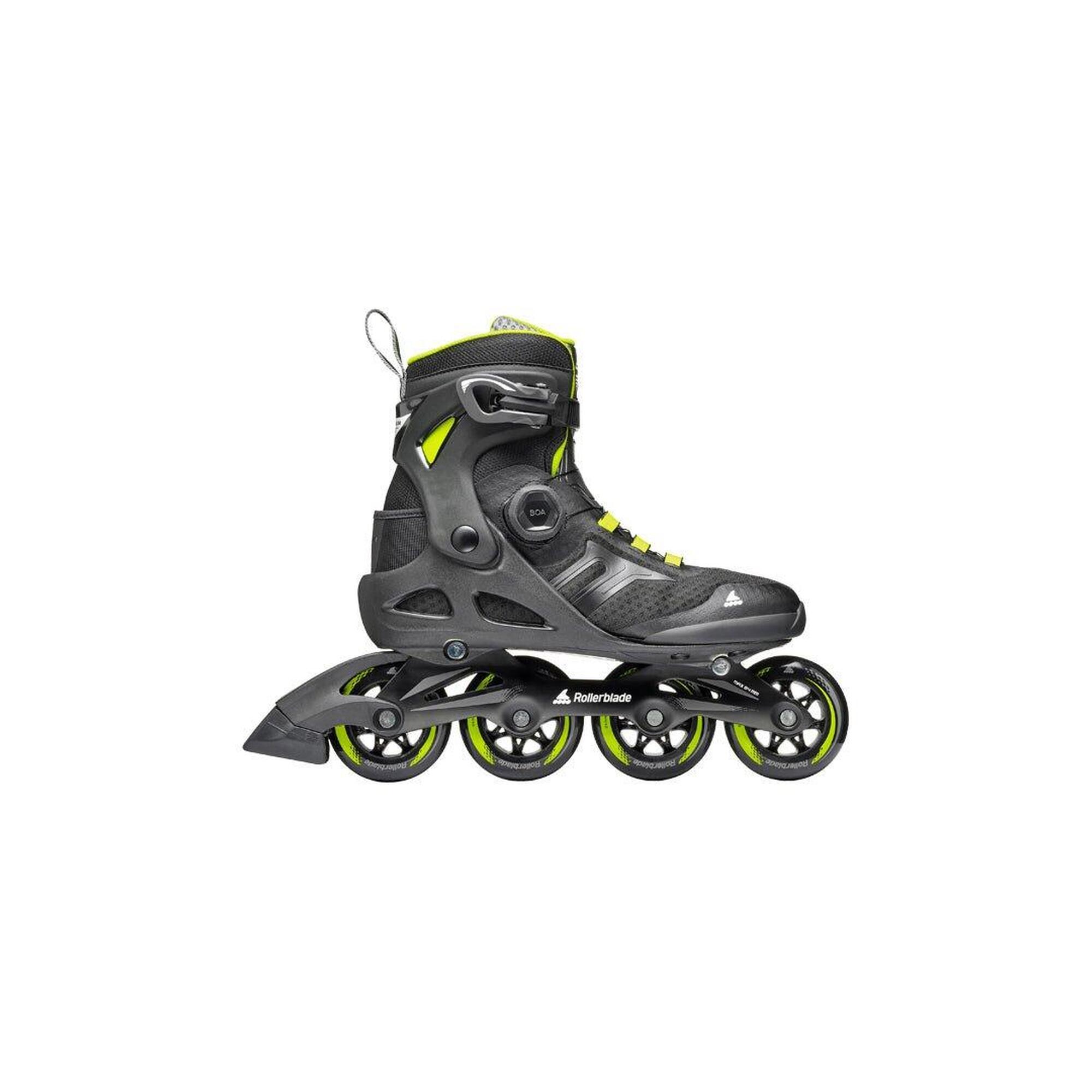 ROLLERBLADE MACROBLADE 84 BOA, NOIR/LIME, 43/44