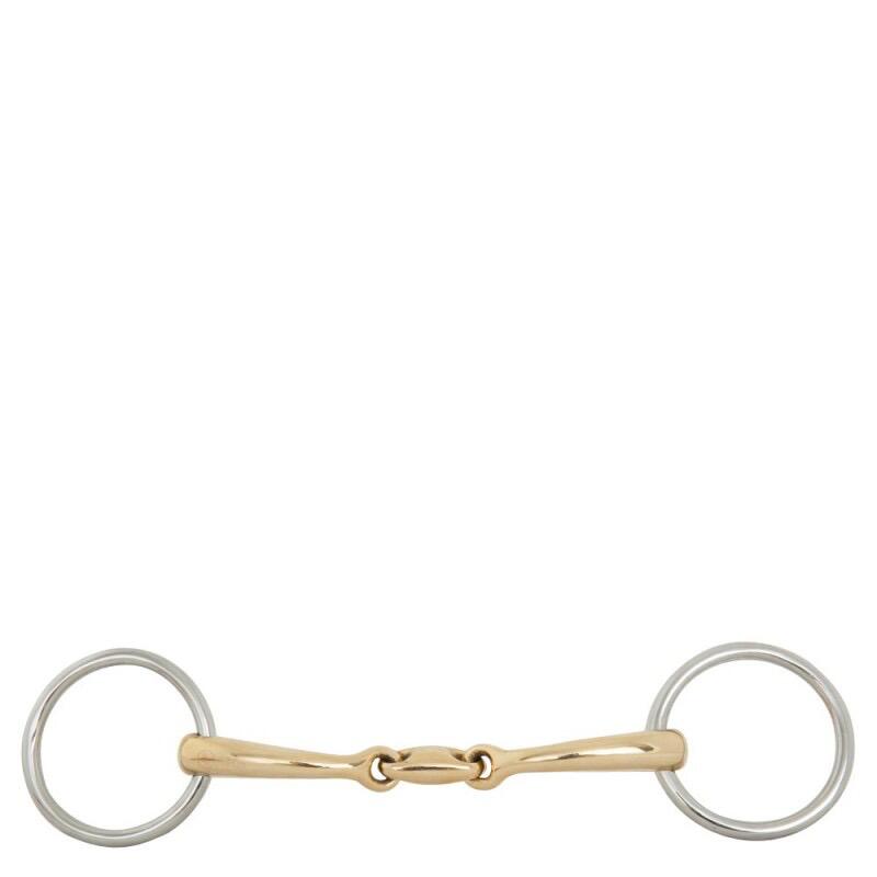 BR BR Doppelt gebrochene Trense Trense Soft Contact - 10mm