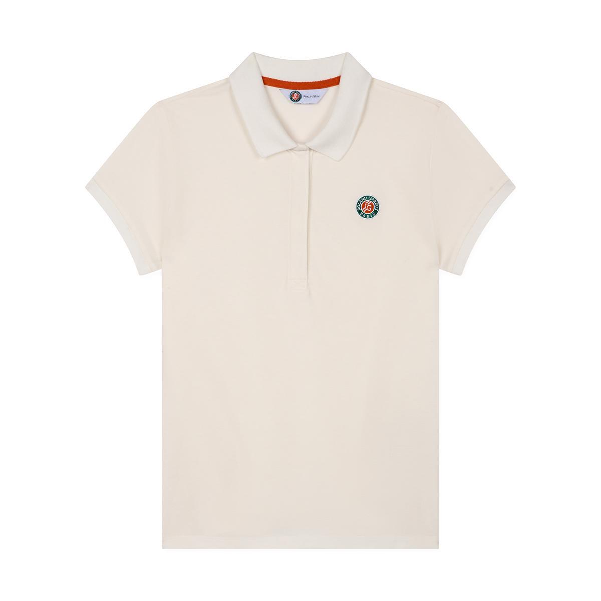 Polo Basique Femme - Ecru 4/4