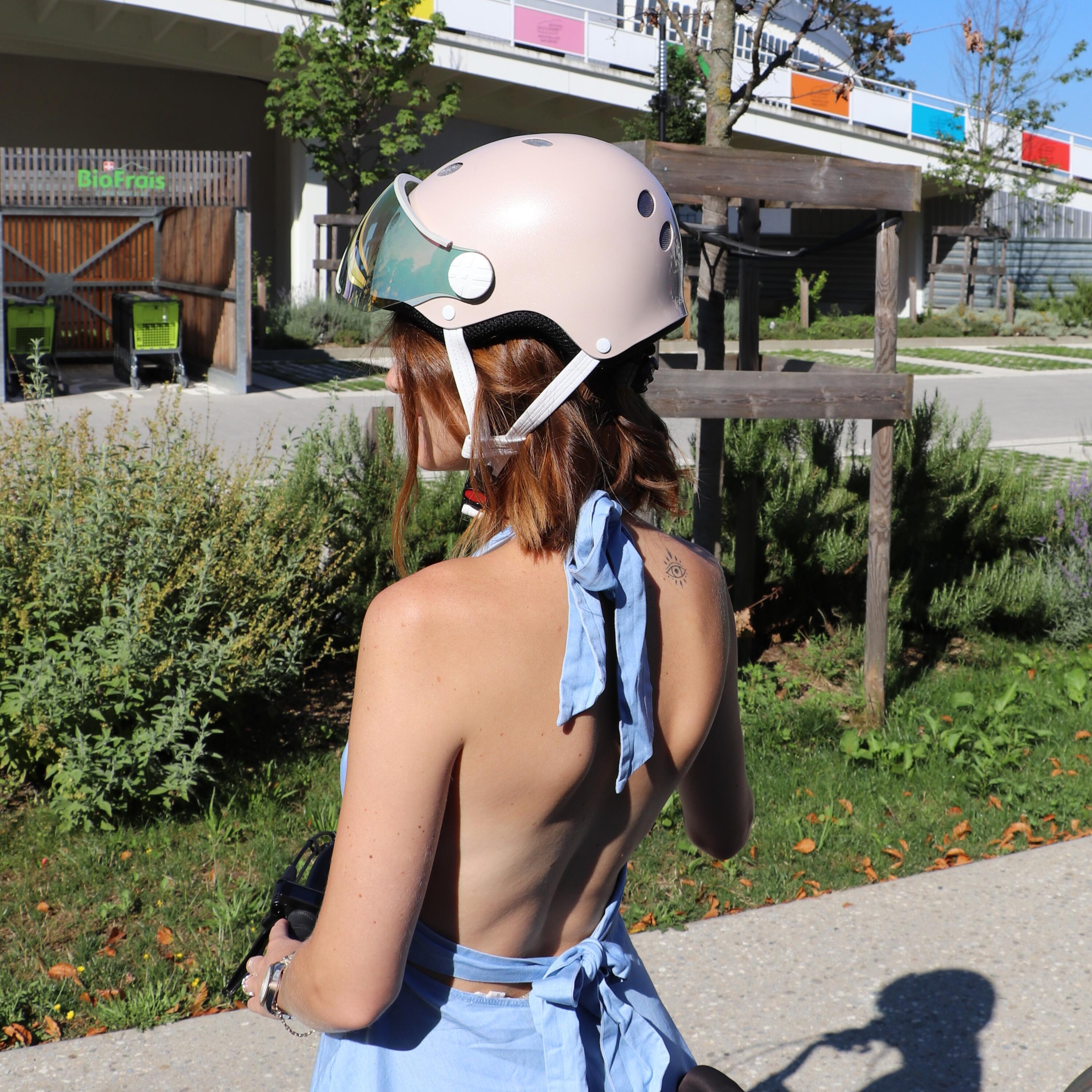 Casco da bici bici da donna con visiera Diezz City color 4/6