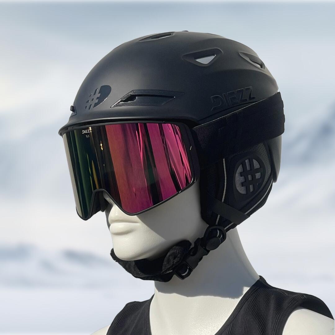CENIS S3 Skimaske Black Pink. 3/6