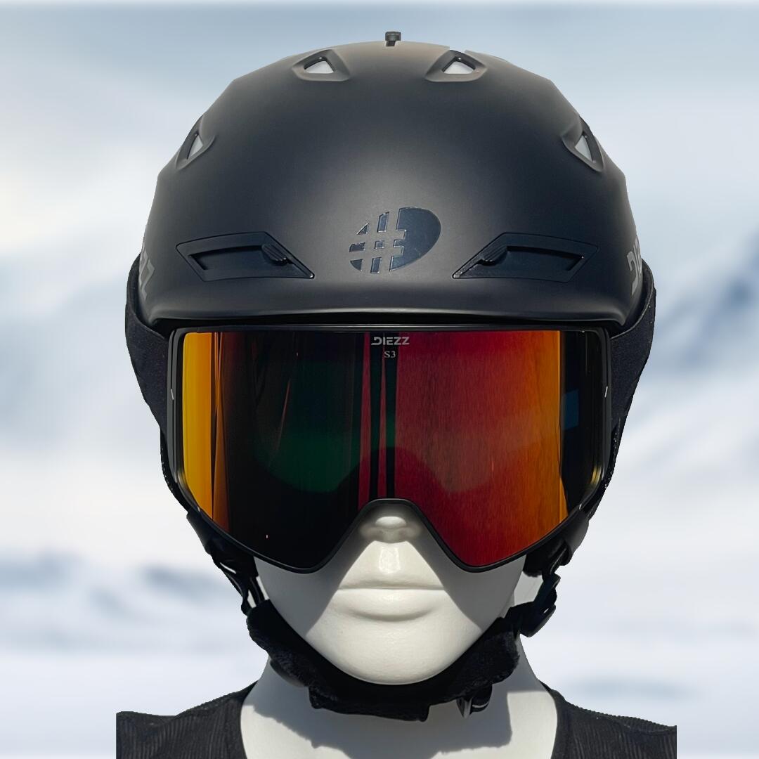 CENIS S3 ski mask Black Red. 3/6