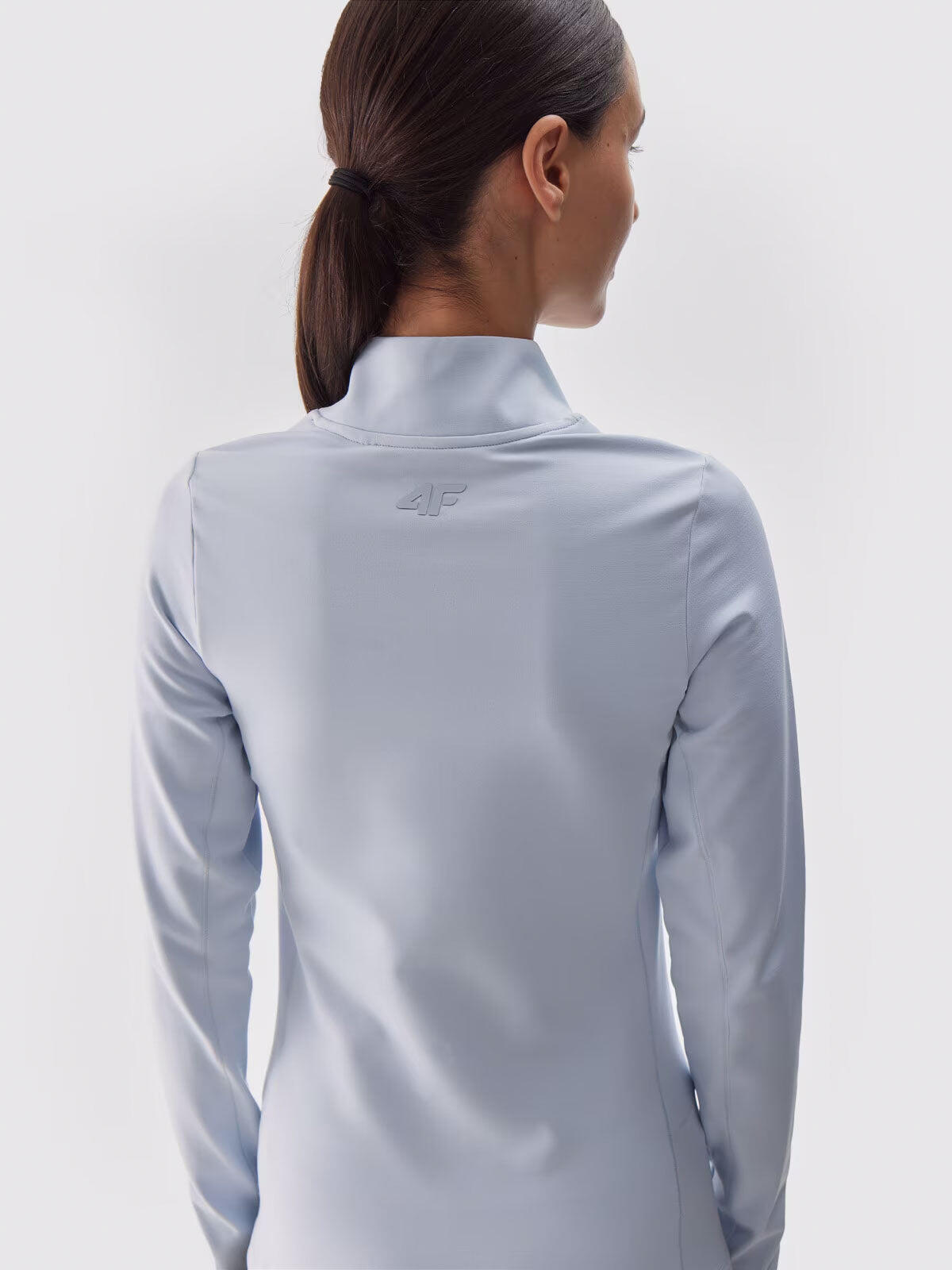 T-shirt Thermique Blanc Pour Femme 3/4