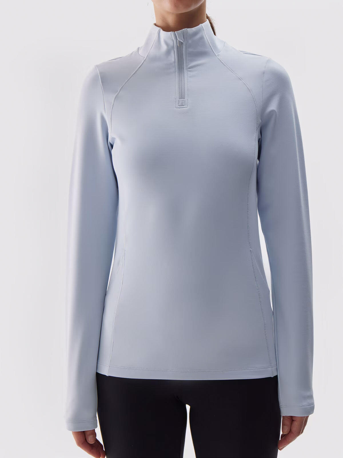 T-shirt Thermique Blanc Pour Femme 4/4