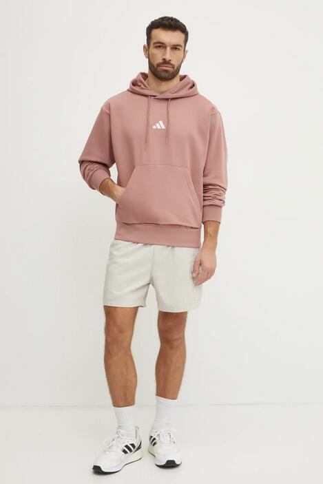 Pantaloncino uomo adidas essentials small logo cargo - beige 2/4