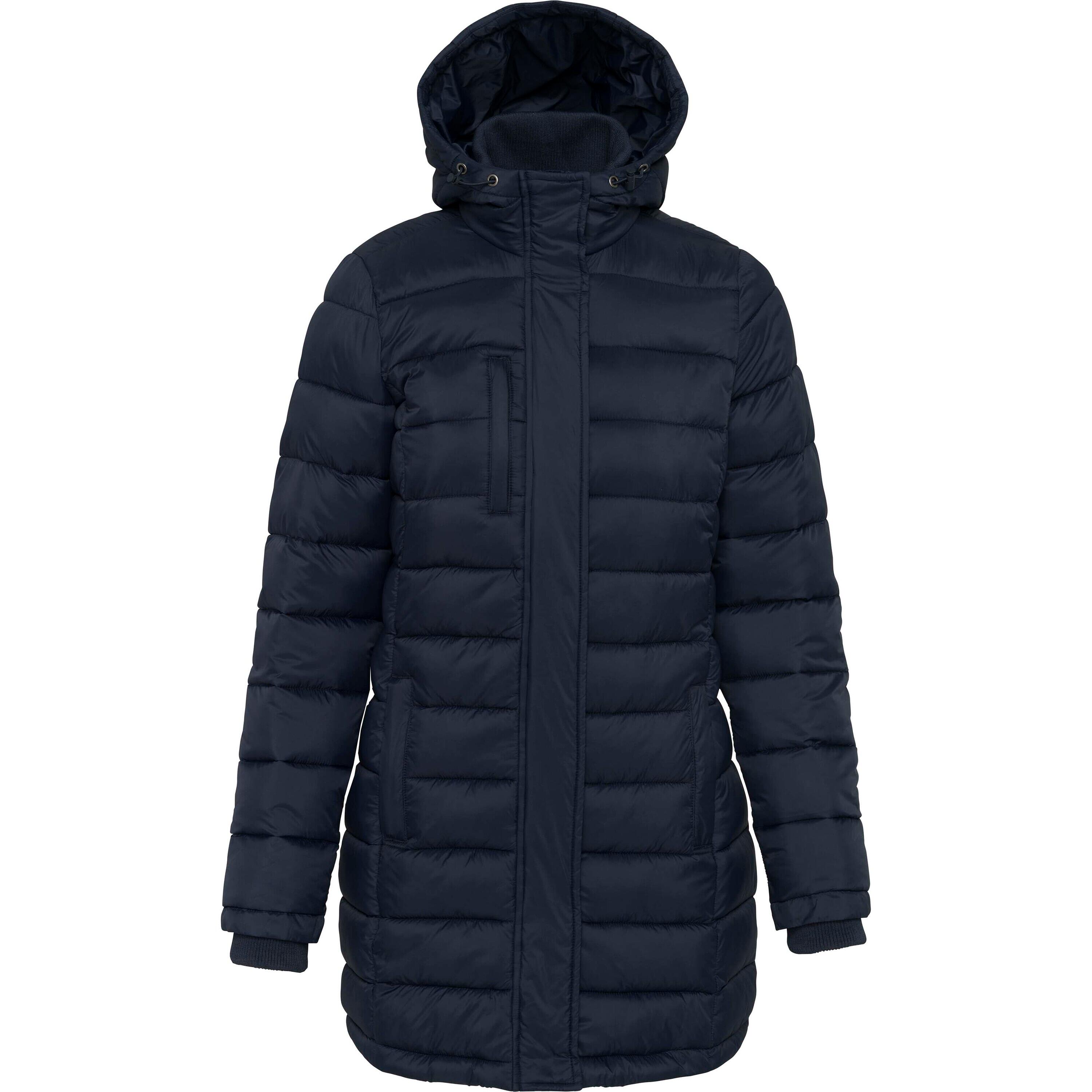Kariban - Parka Femme Légère À Capuche Kariban - Parka - Bleu - 40 M - Decathlon