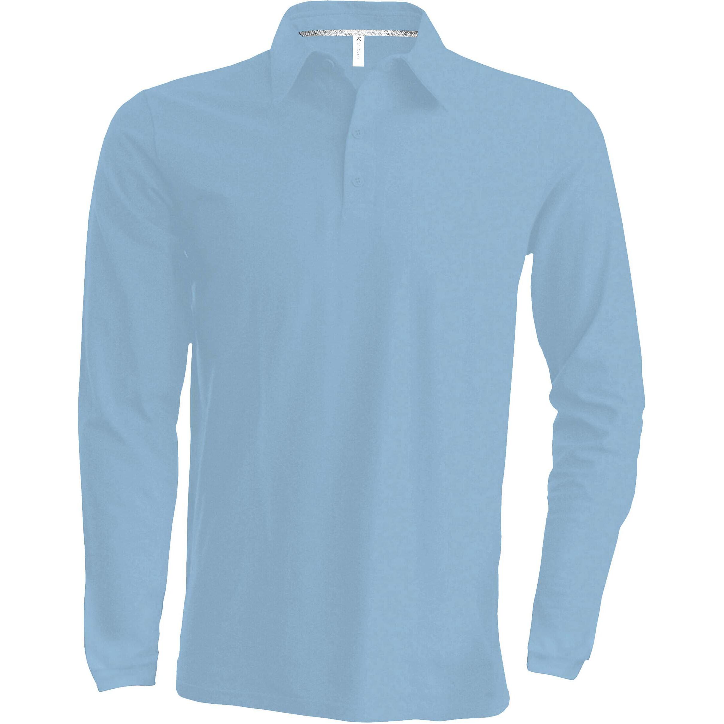 KARIBAN Long sleeve polo shirt Kariban