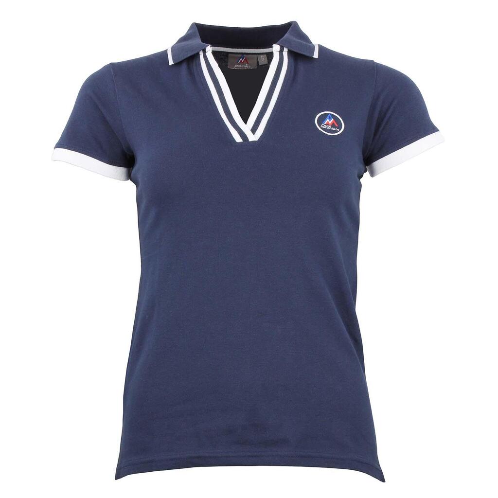 Women's polo shirt Peak Mountain Asfalte