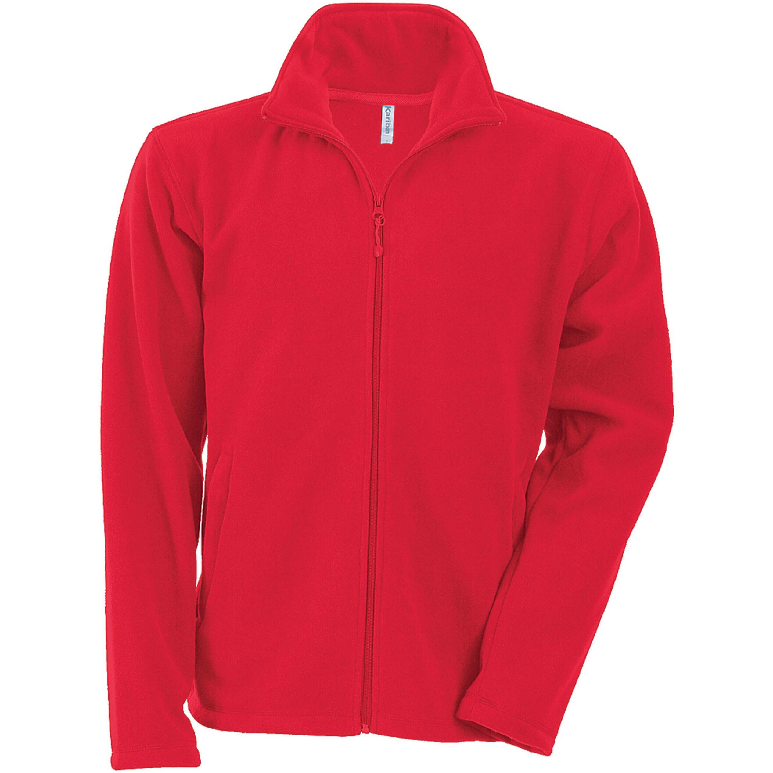 Kariban - Veste Enfant Kariban Micropolaire Zippée - Veste - Rouge -  5 À 6 Ans  - Decathlon