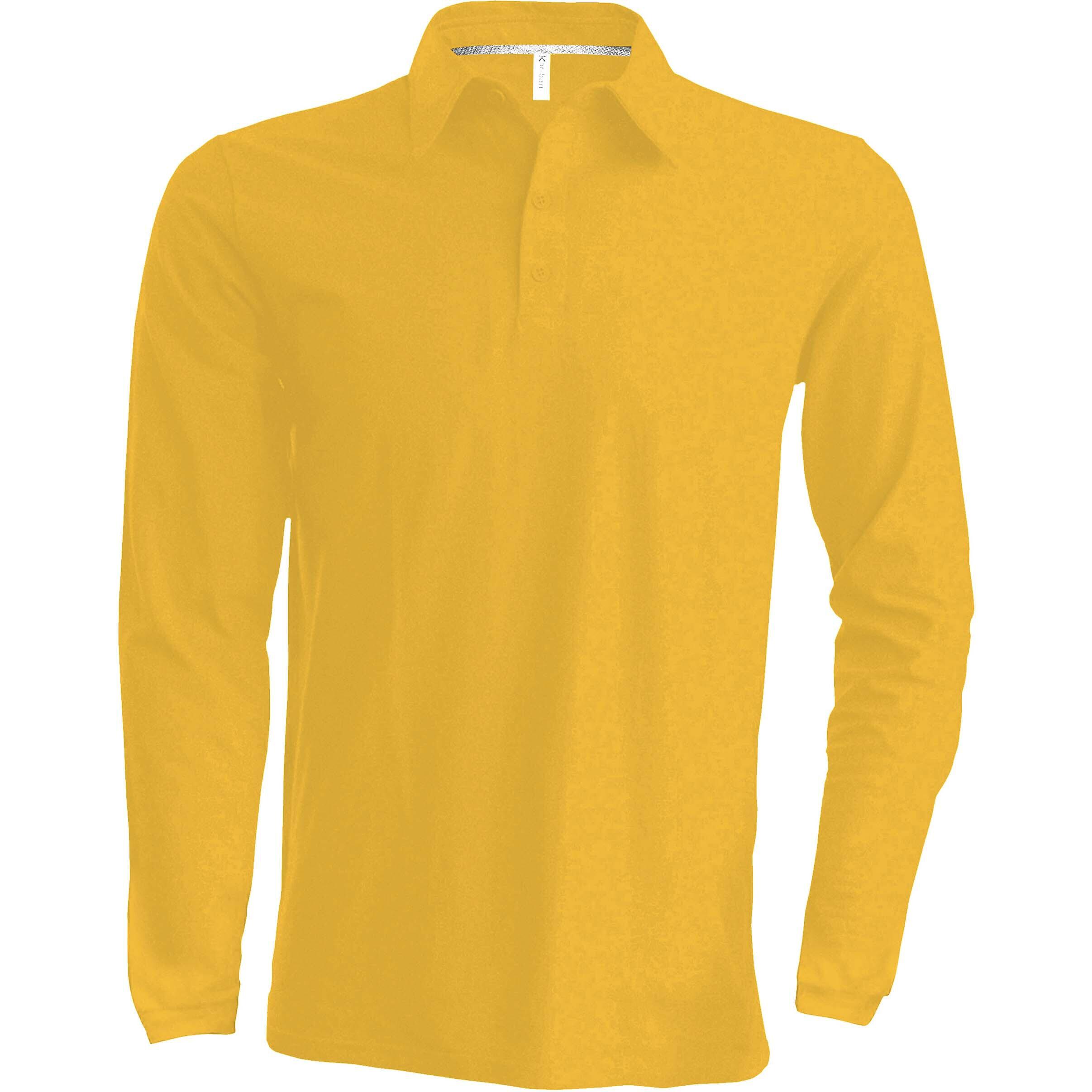 KARIBAN Long sleeve polo shirt Kariban