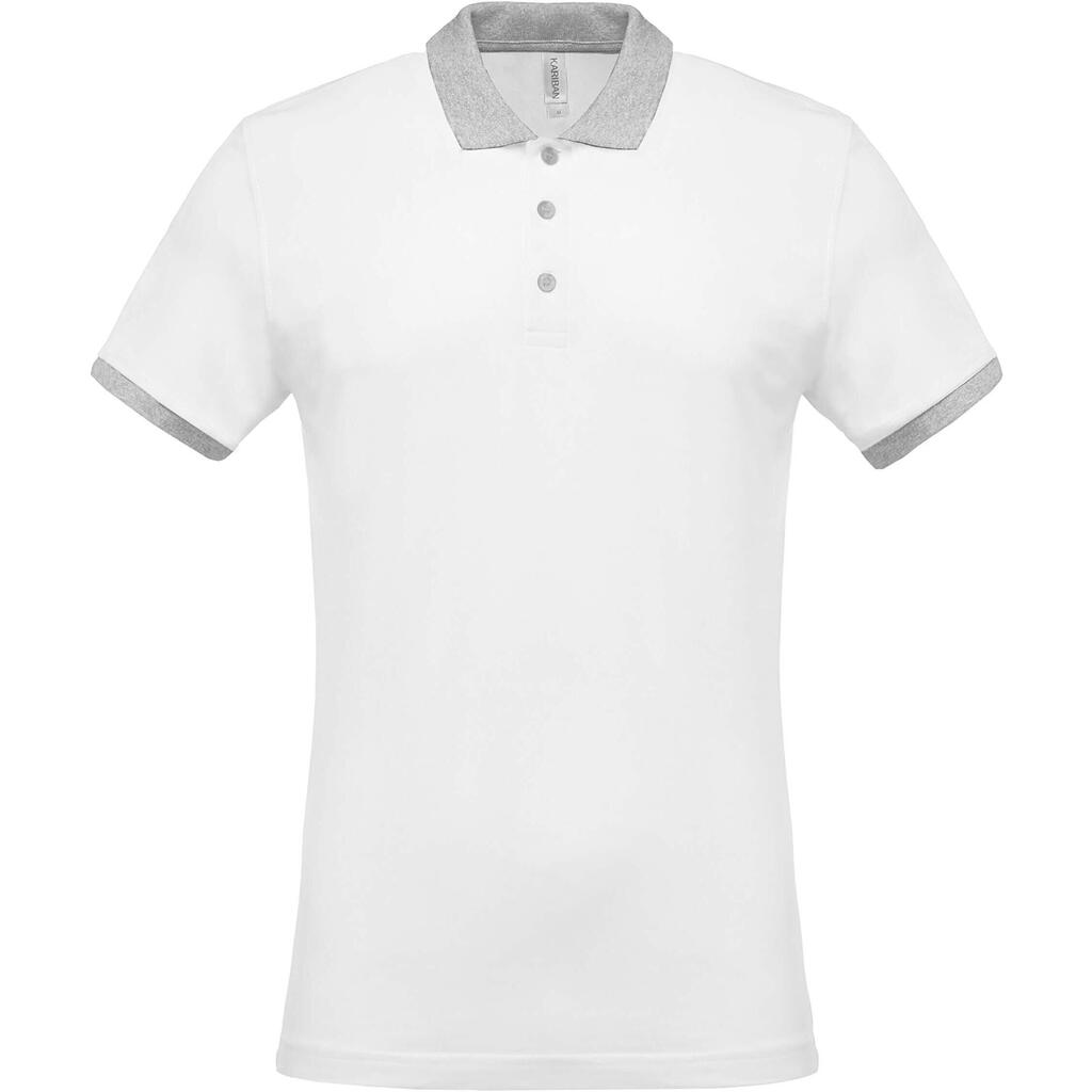 Polo Kariban mélange piqué bicolore