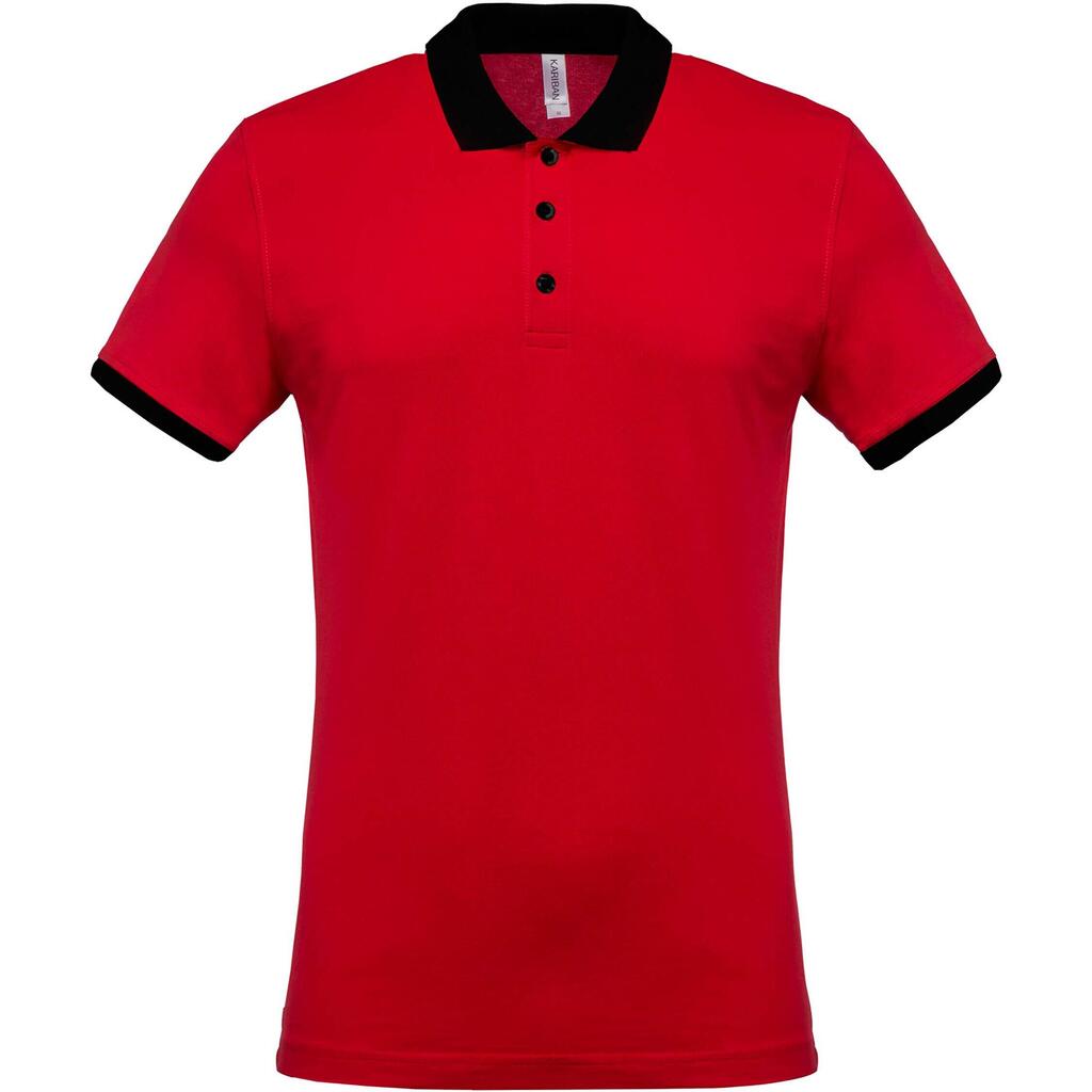 Polo Kariban mélange piqué bicolore