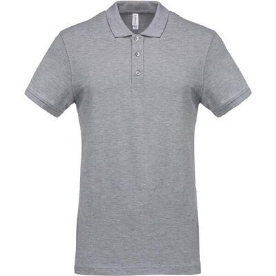 Polo met korte mouwen kariban piqué