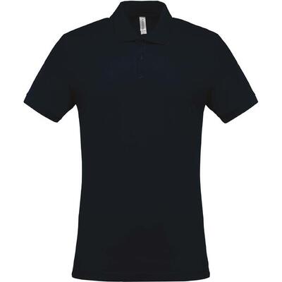 Polo met korte mouwen kariban piqué