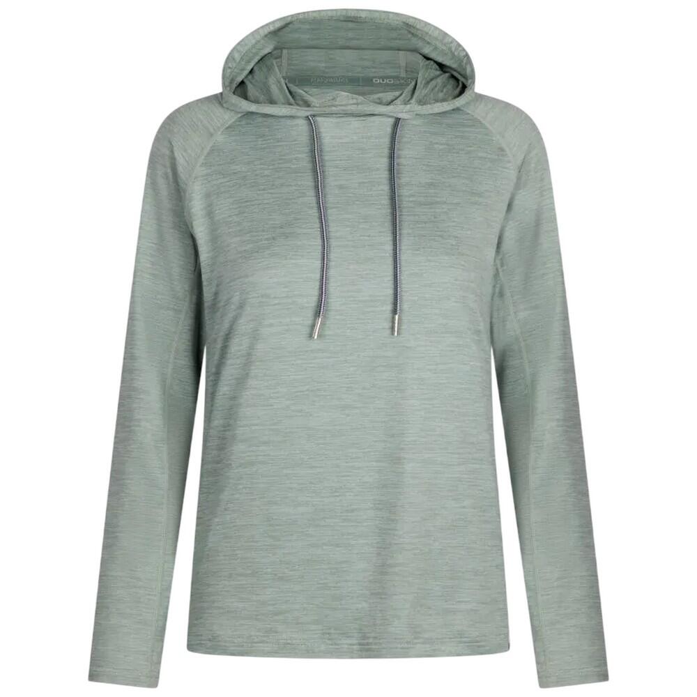 Mulheres/ladies hattie active hoodie teal mist