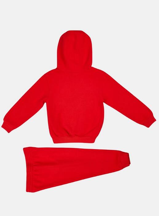 Tuta bambino nike club french terry - rosso 2/3
