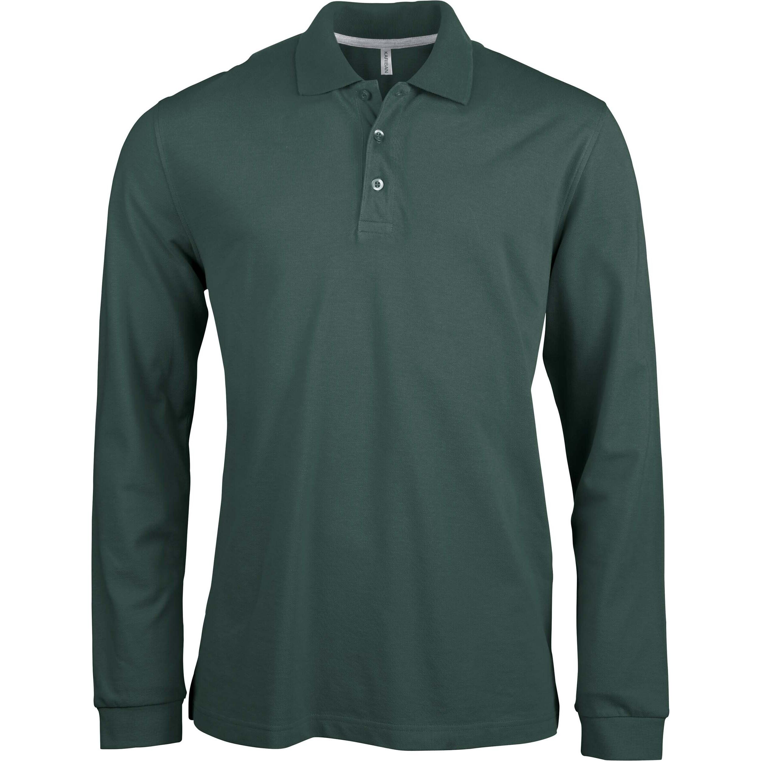 KARIBAN Long sleeve polo shirt Kariban