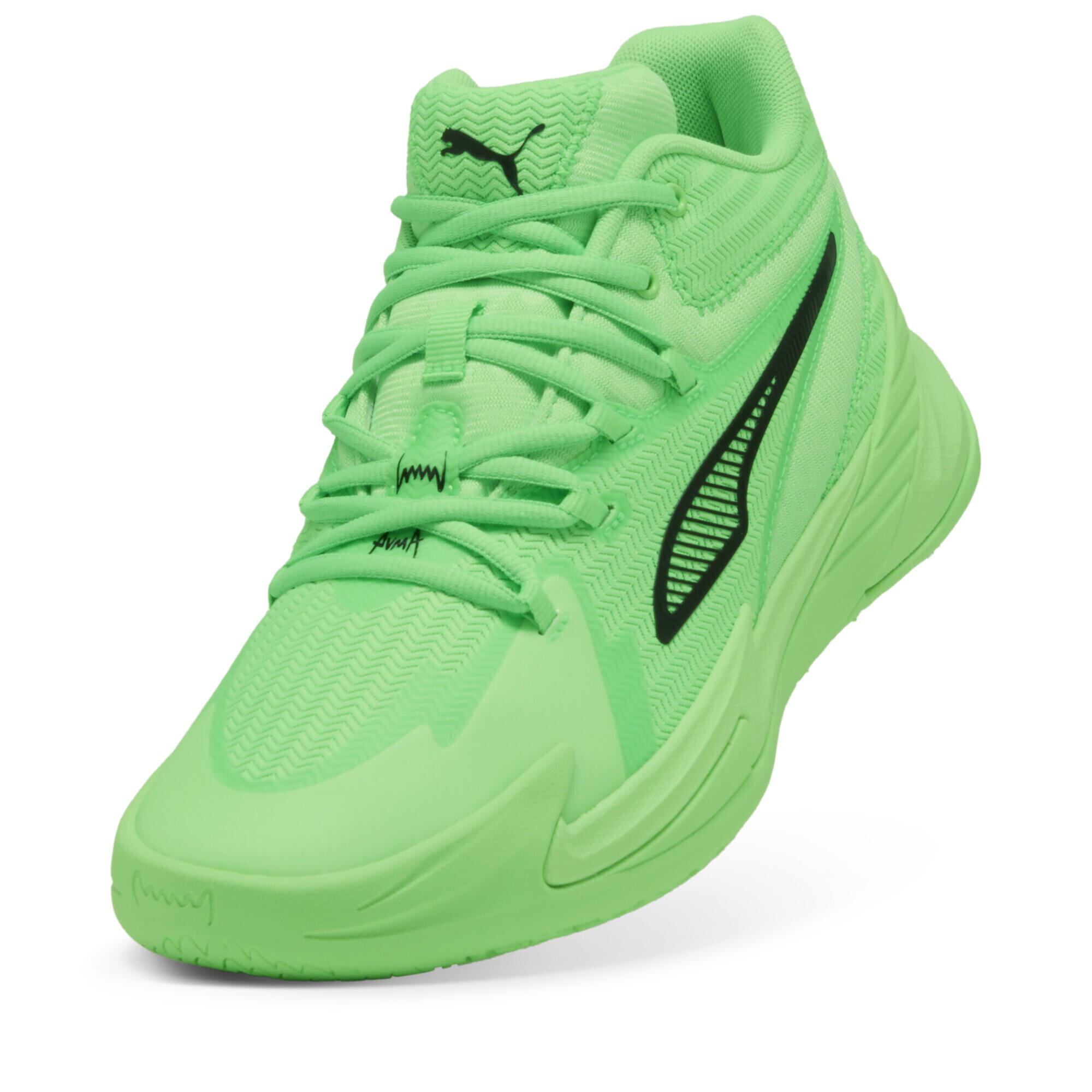 Chaussures de basketball The Dagger Unisexe PUMA Elektro Green Black 6/7