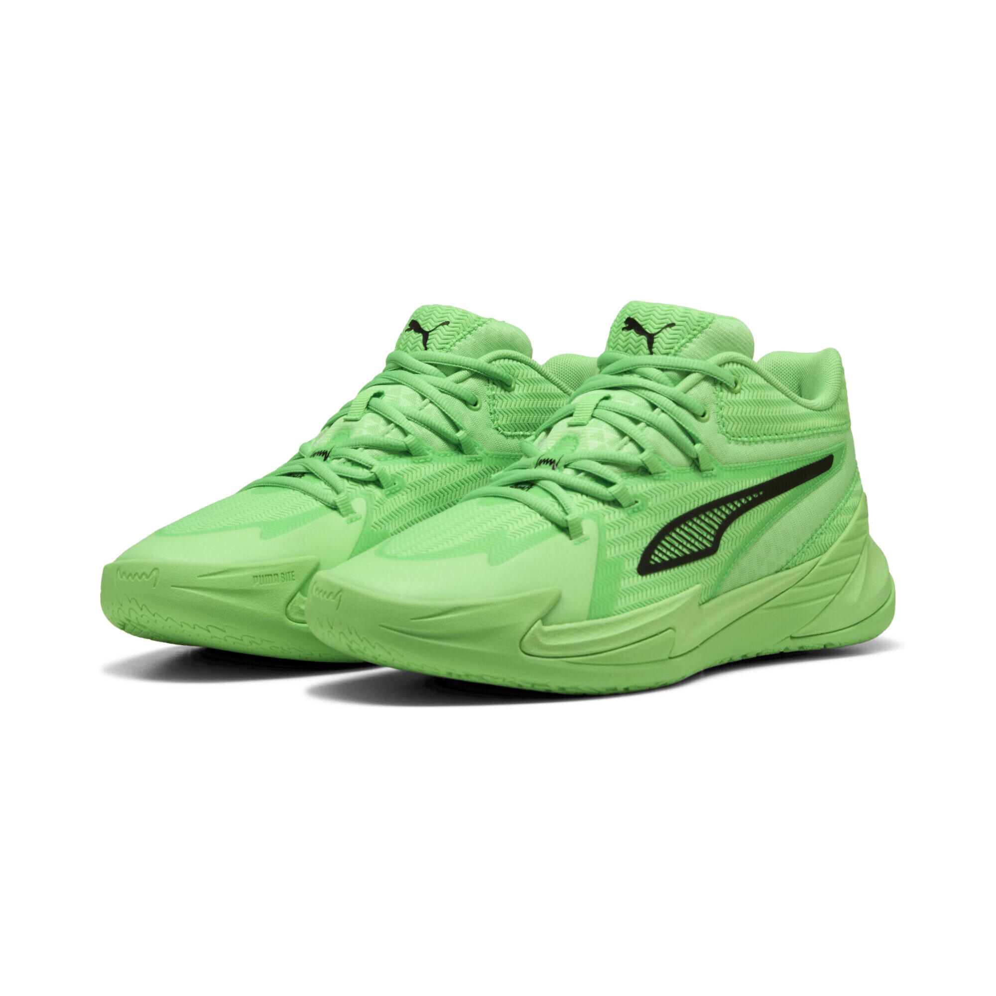 Puma - Chaussures De Basketball The Dagger Unisexe Puma Elektro Green Black - Baskets - Noir|vert - Decathlon