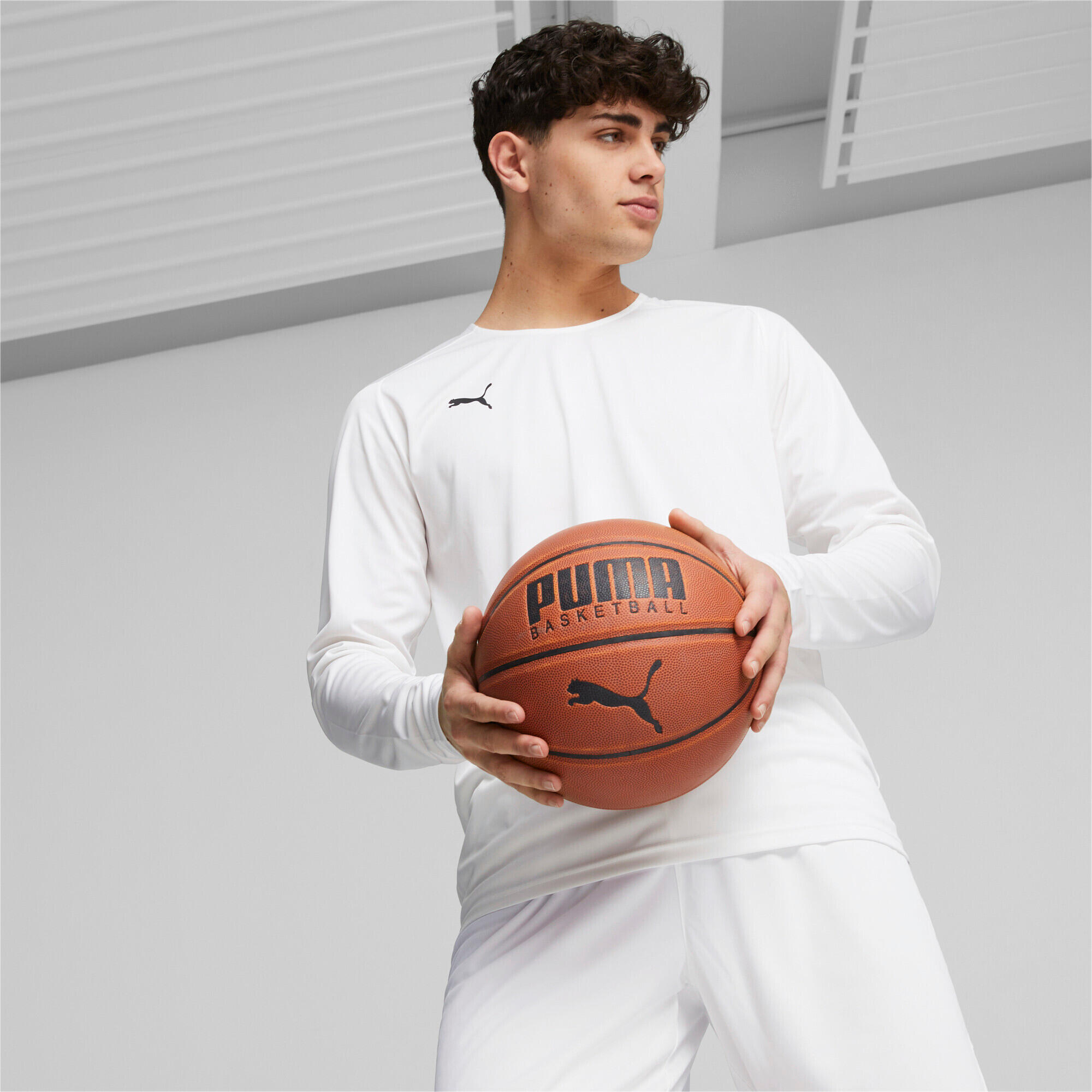 Maglia a maniche lunghe Puma Hoops team shooting 3/5