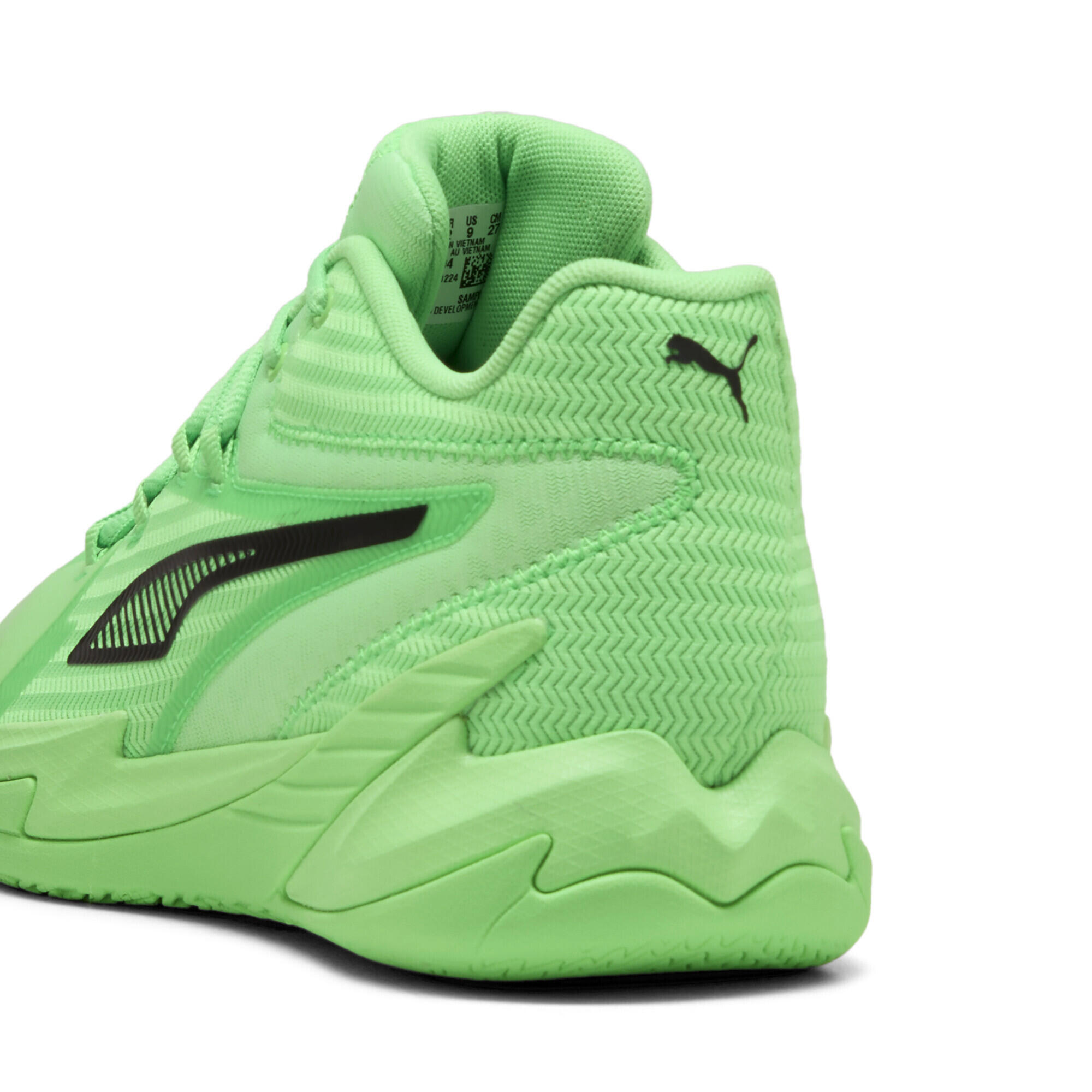 Chaussures de basketball The Dagger Unisexe PUMA Elektro Green Black 2/7