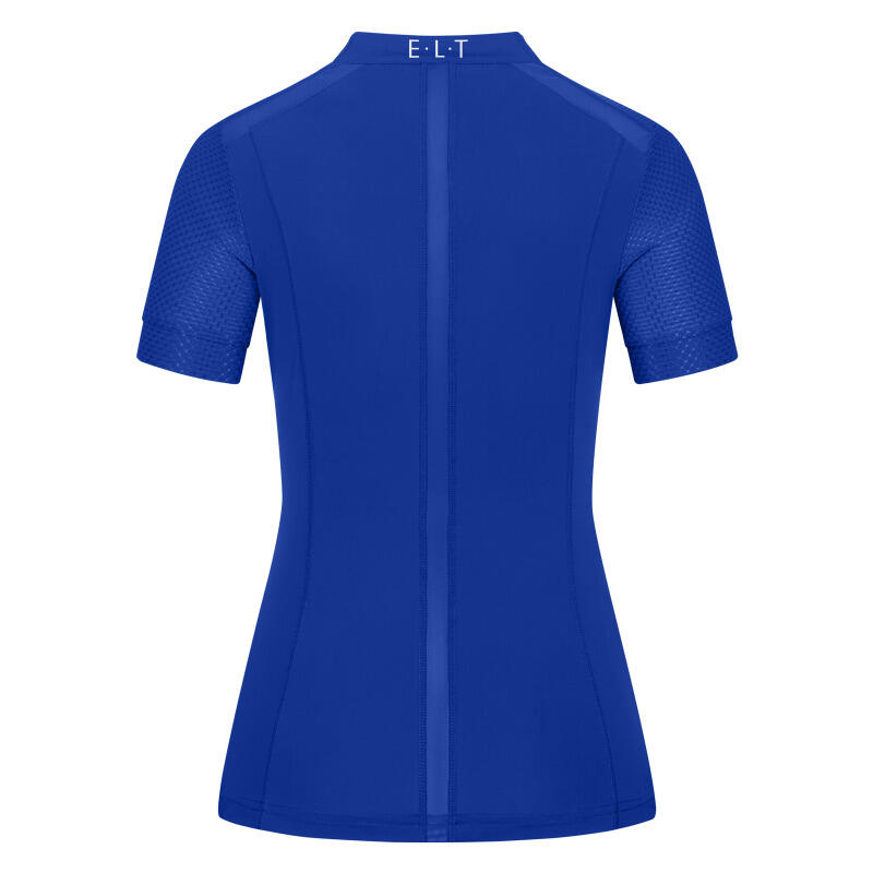 Technisch ruitershirt voor dames met rits ELT Nancy 4/5