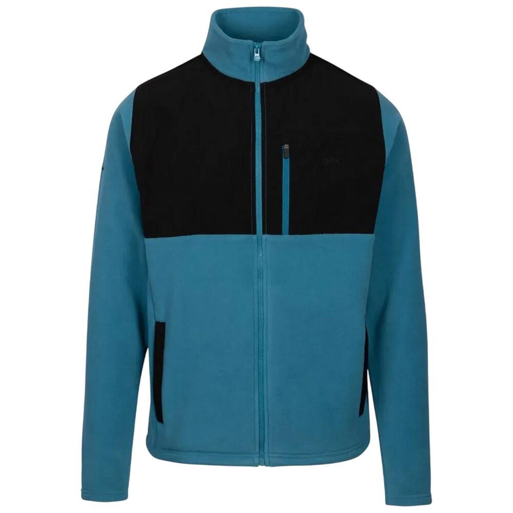 TRESPASS Mens Falkenham Fleece Jacket (Bondi Blue)