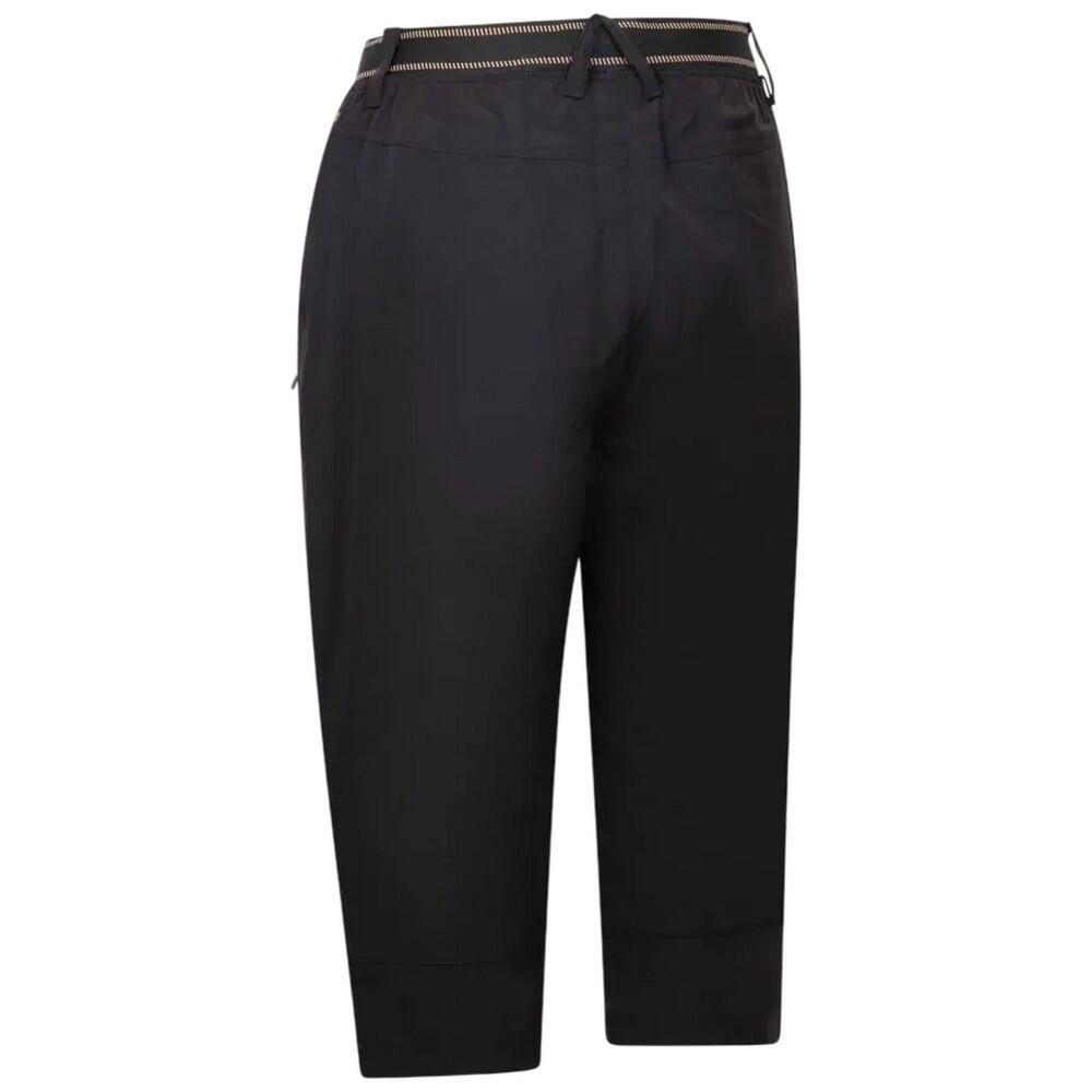 Dames Dankbare 3/4 korte broek (Zwart) 2/3