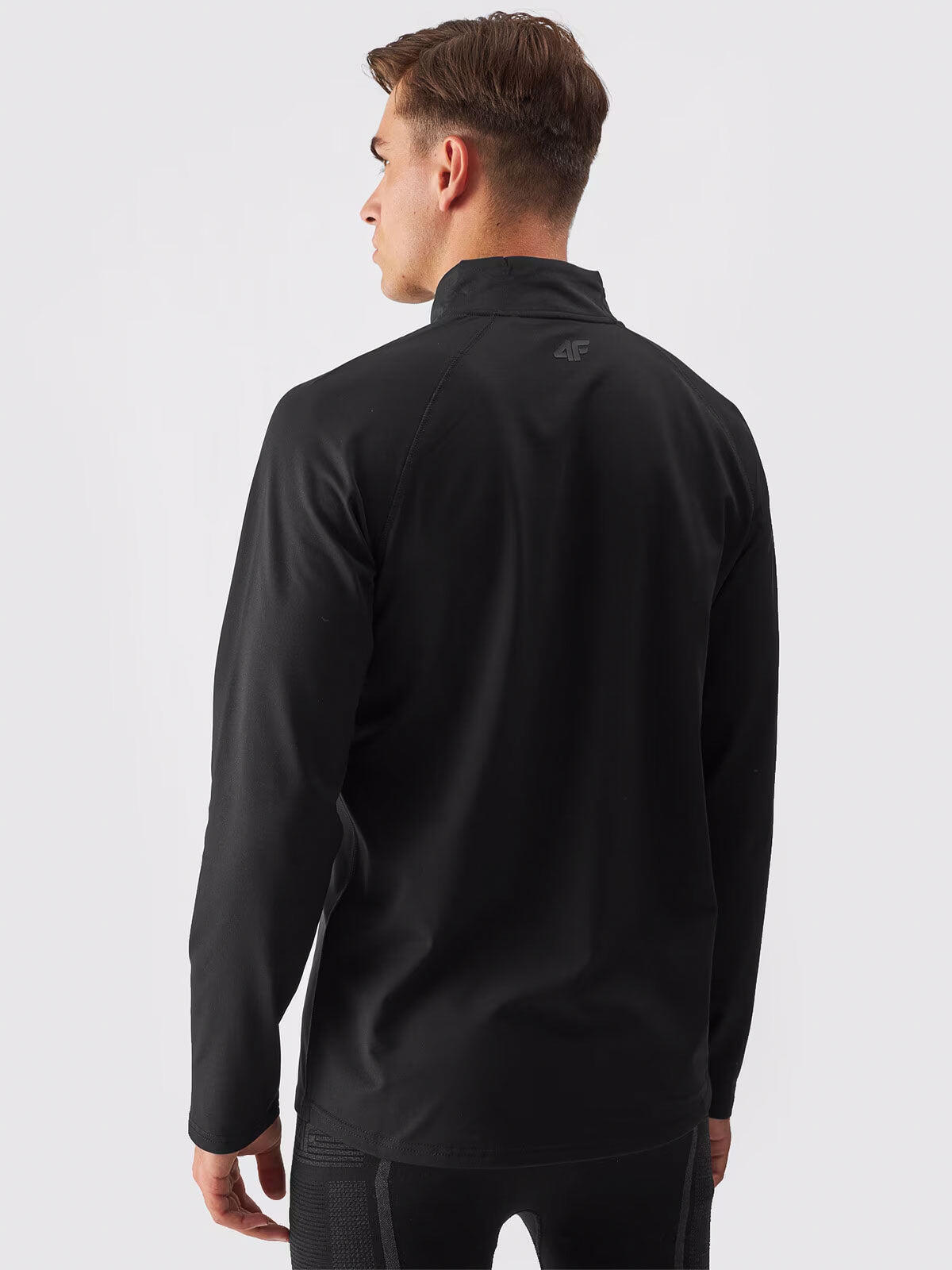 Thermo-Shirt Schwarz Für Herren 4/5