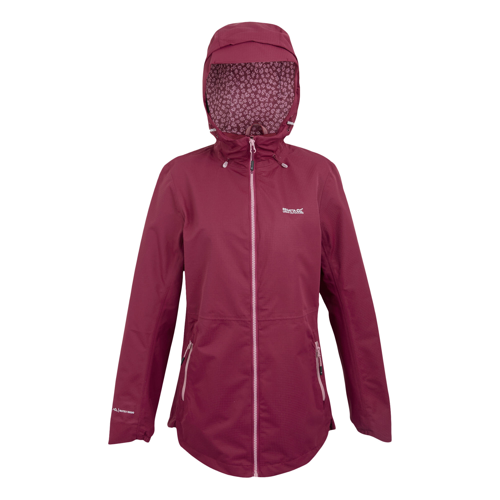 Veste Imperméable Femme Regatta Hamara IV - Tissu Isotex 10000 - Respirante, Capuche Réglable - Pour Randonnée, Outdoor - 4
